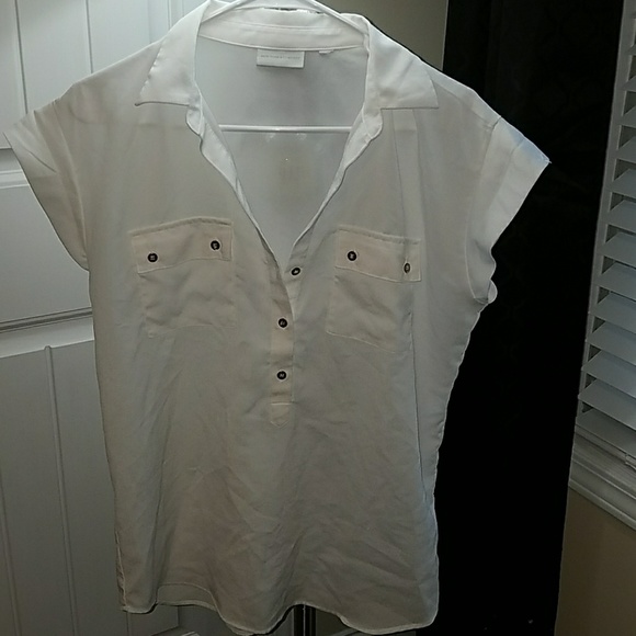 New York & Company Tops - Beautiful white sheer blouse